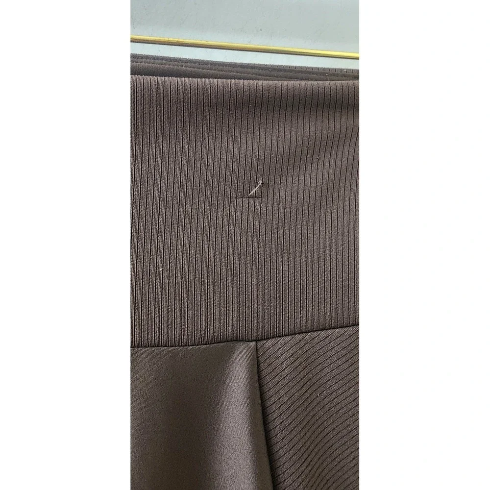 Alo Yoga High-Waist Cargo Leggings Espresso Brown Ribbed Pockets XS
